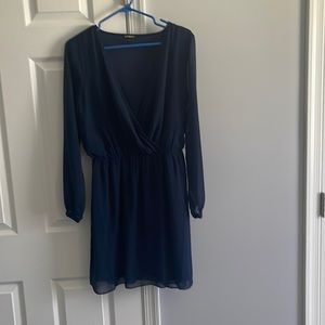 Express navy dress.